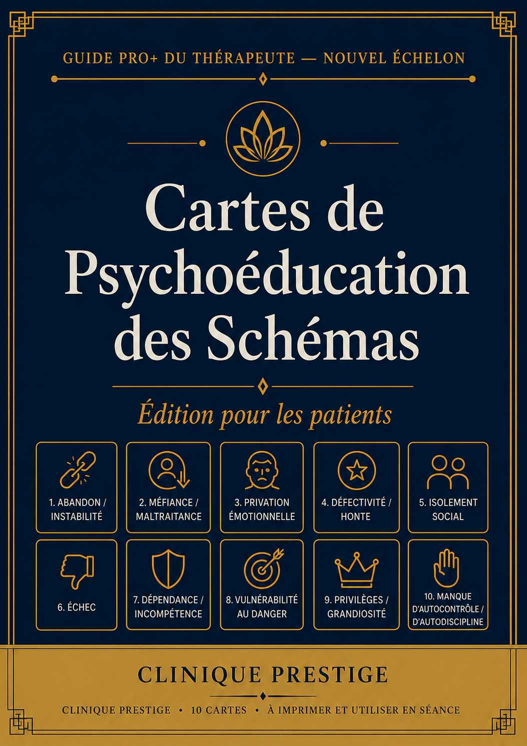 Cartes de psychoéducation sur les schémas