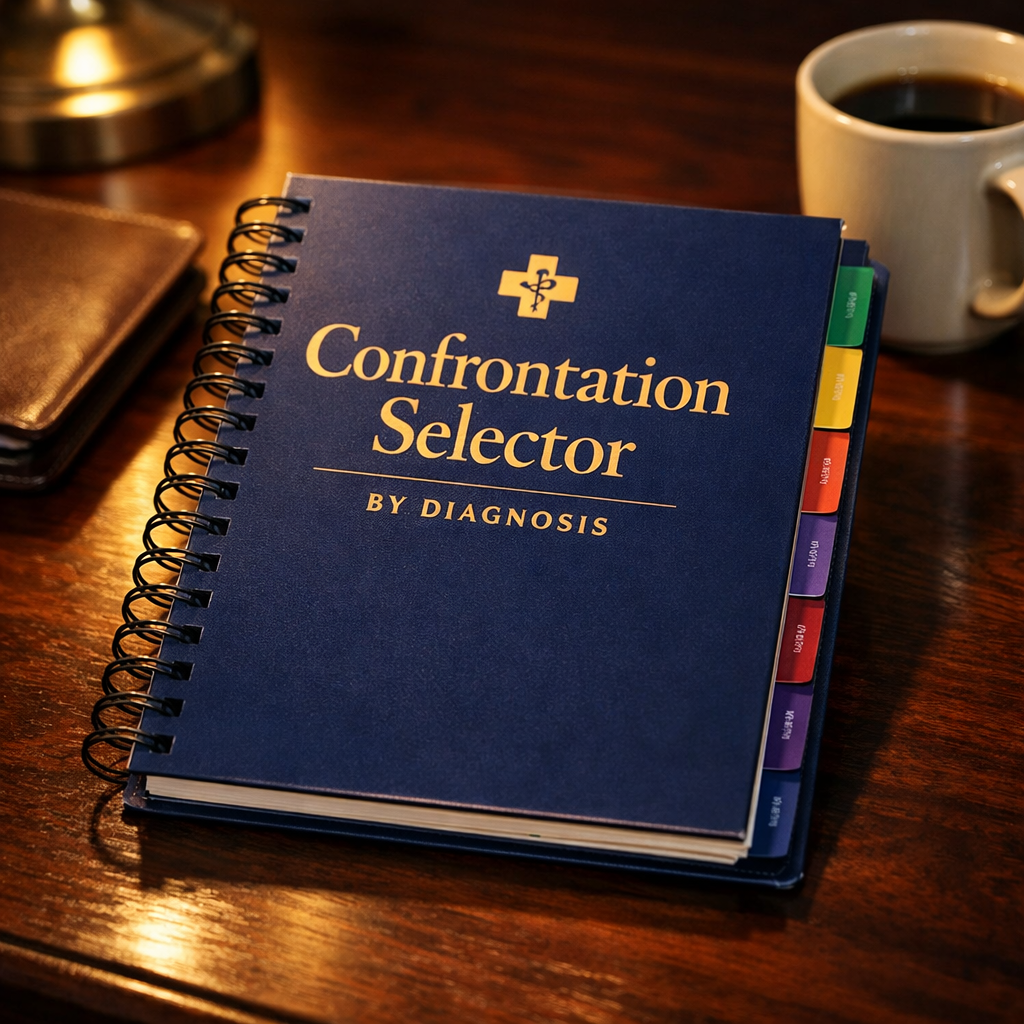 Confrontation Selector by Diagnosis