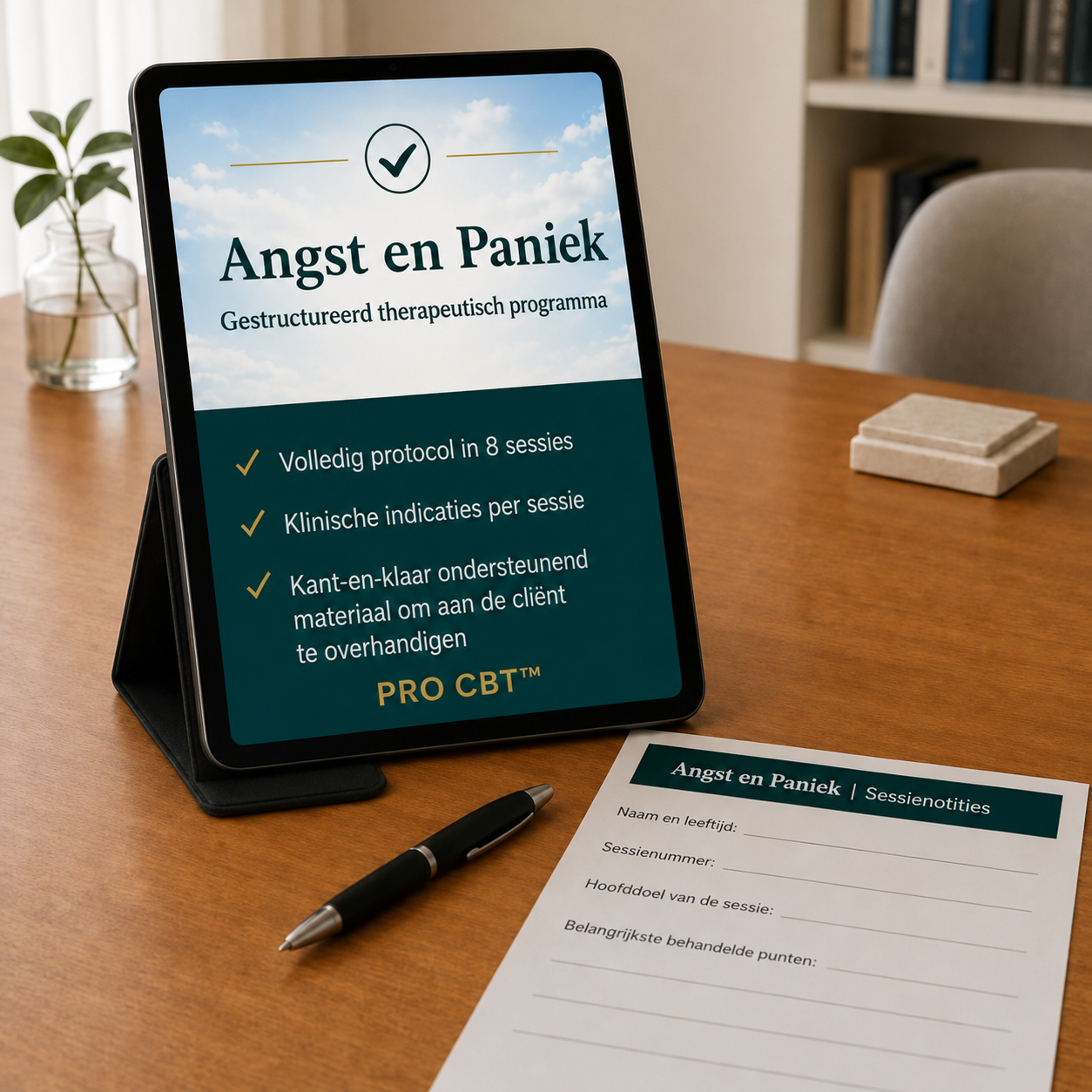 Werken met angst | Gestructureerde opbouw van de sessie | NL