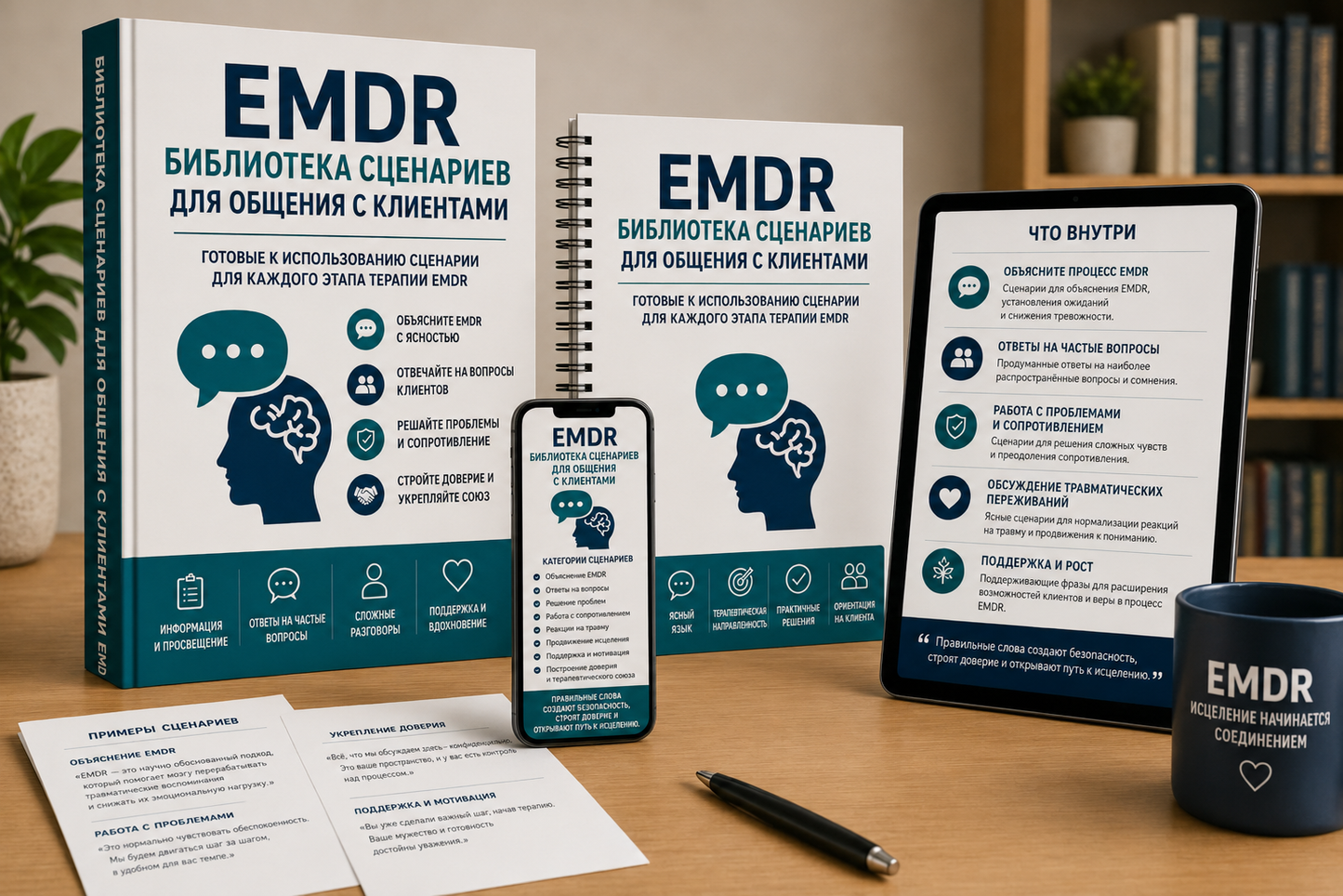 Библиотека сценариев коммуникации с клиентами в EMDR | rus
