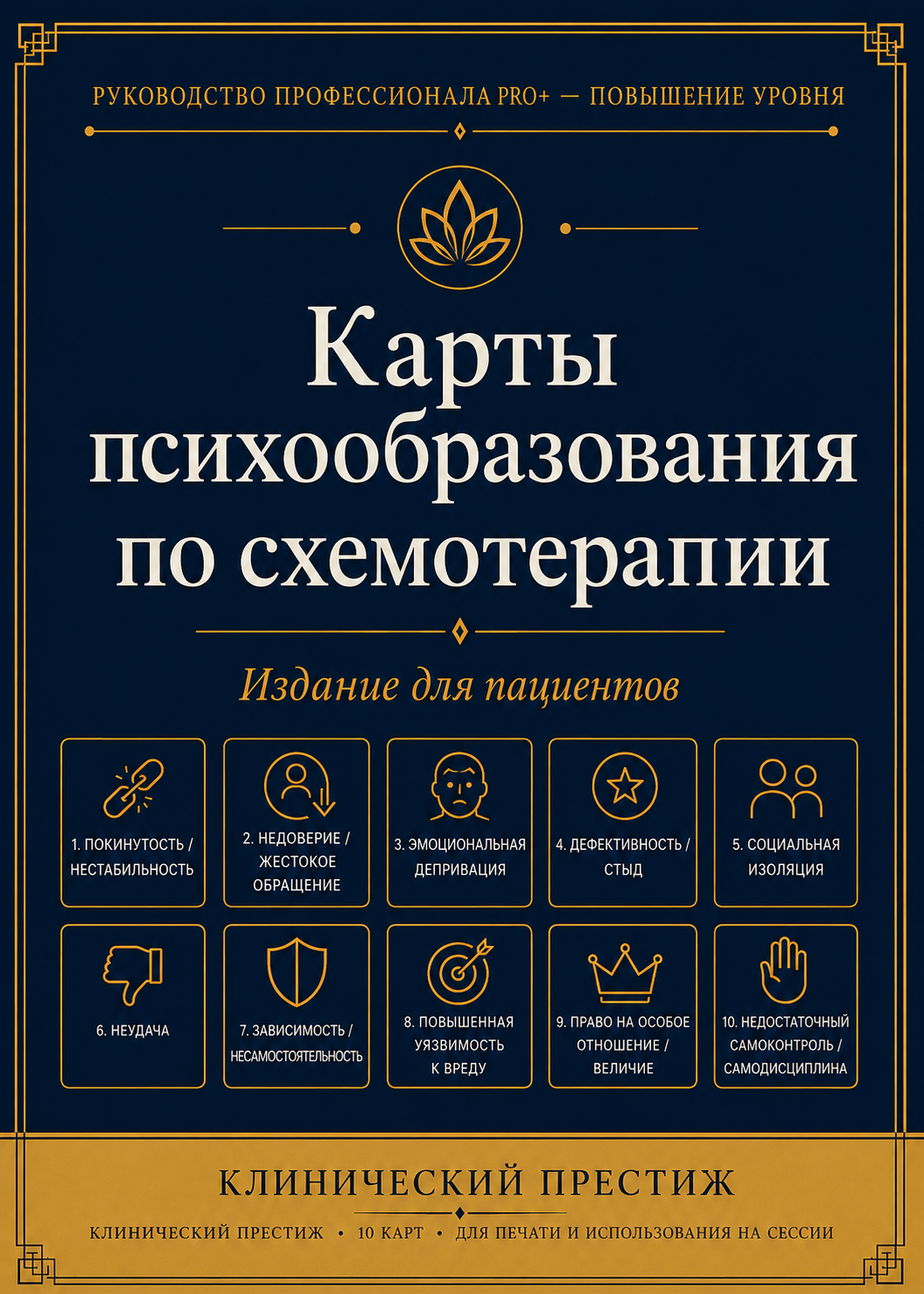 Карточки схема-психообразования — версия для пациента