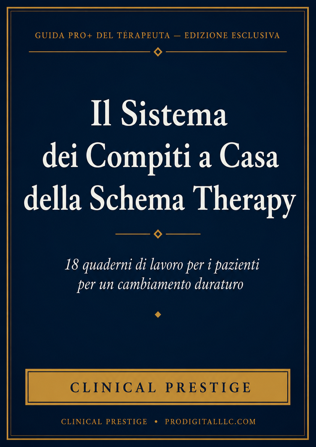 Il sistema di compiti a casa per la schema therapy — 18 workbook per i pazienti  | IT