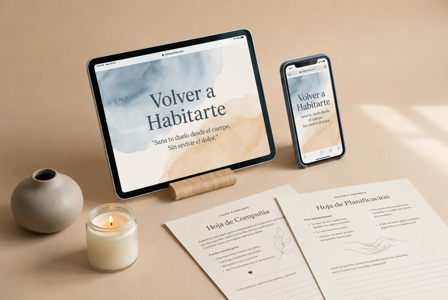 Volver a Habitarte | Sana tu duelo desde el cuerpo. Sin revivir el dolor